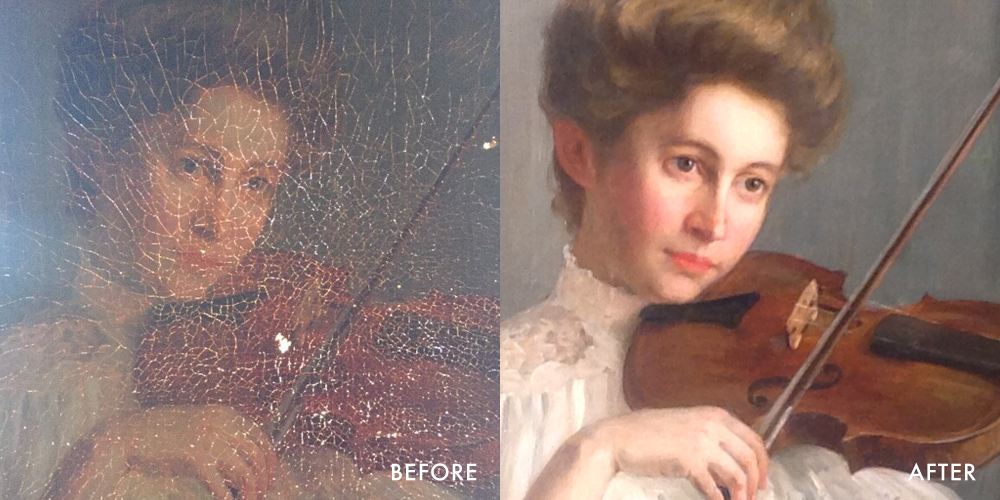 restored painting